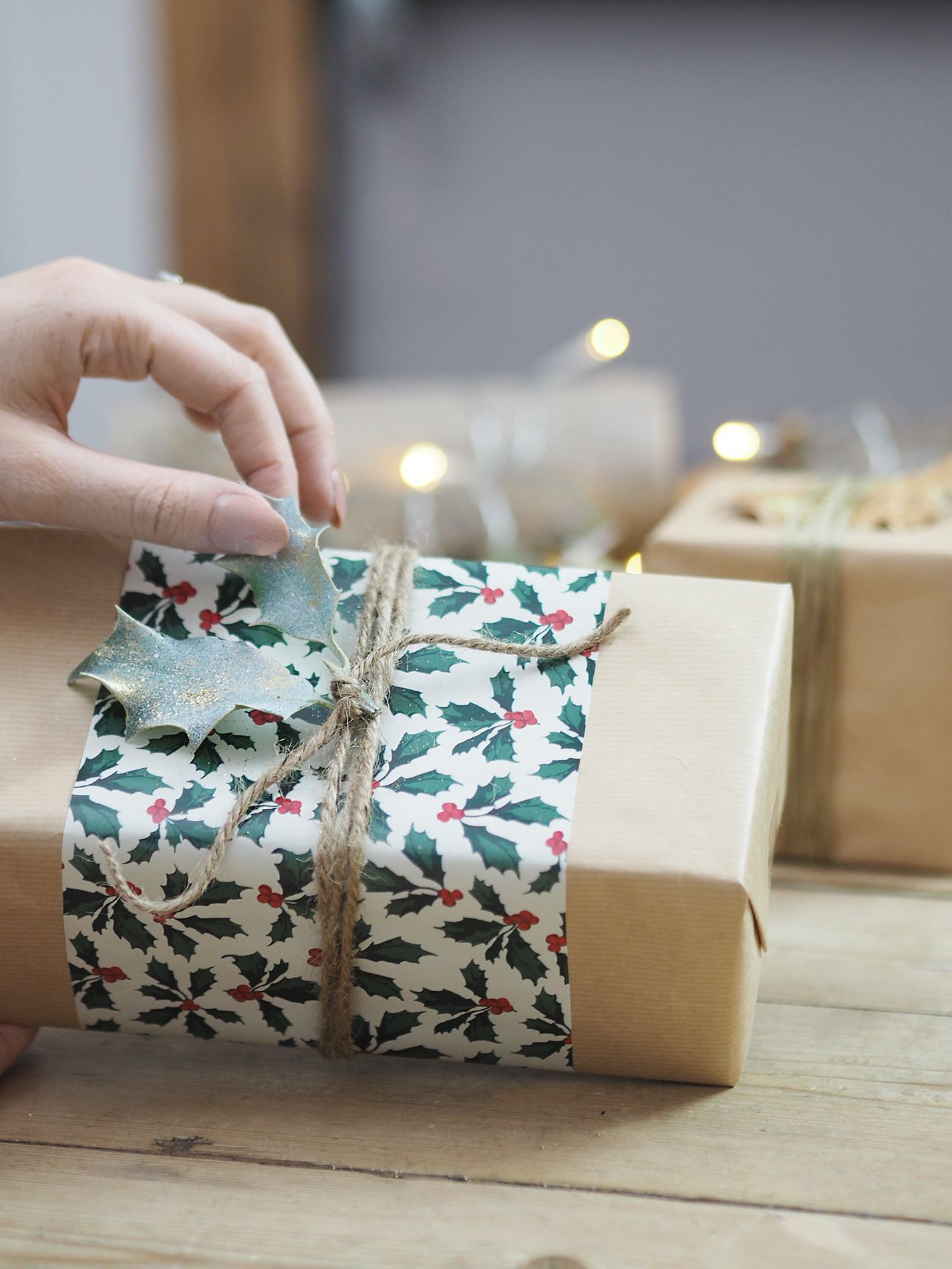 What is gift wrap called?